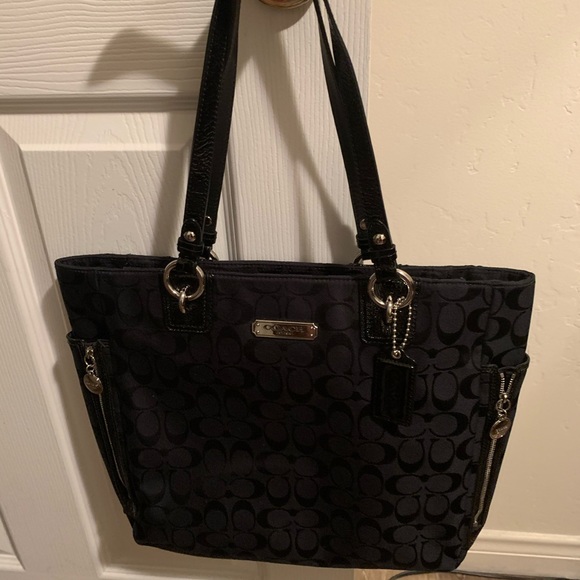 NWT Coach Gallery Zip Tote Fabric Shoulder Bag - Picture 3 of 5